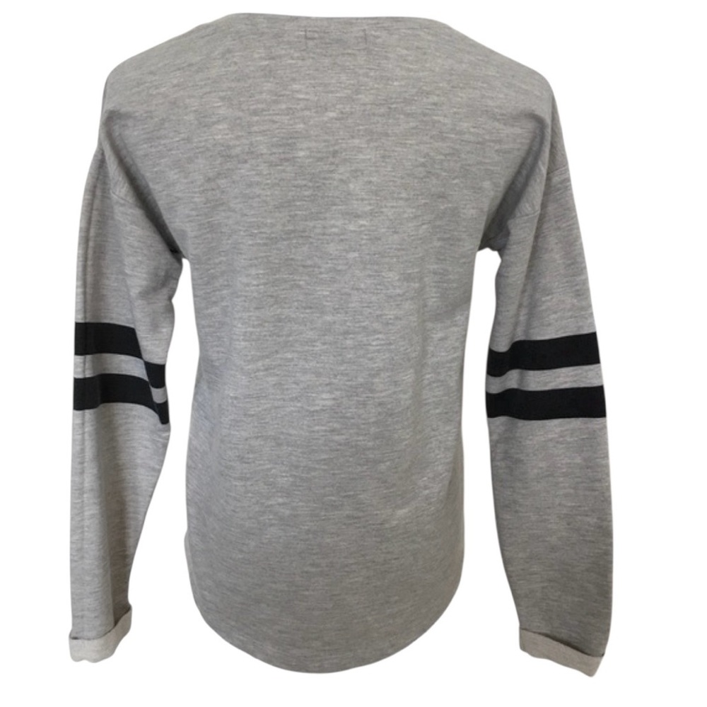 Ally Crew Neck Sweat Shirt Grey Size 2 - Picture 7 of 12